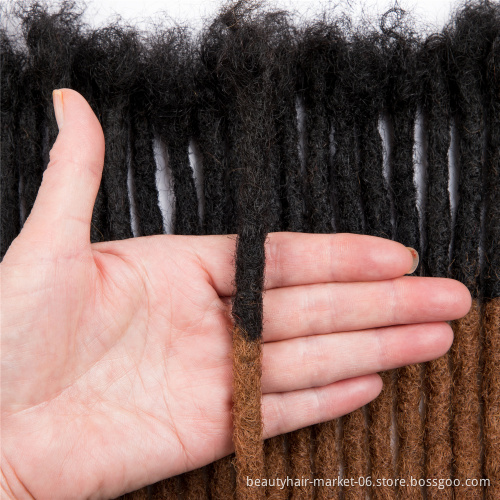 BLT wholesale 1B30 crochet hair afro kinky human hair locs human hair dread extension real dreadlock